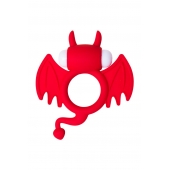 Красное эрекционное кольцо на пенис JOS COCKY DEVIL - JOS - в Кургане купить с доставкой