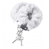 Наручники с белой меховой опушкой - ToyFa - купить с доставкой в Кургане