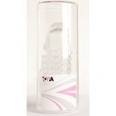 Гелевая прозрачная насадка с 2 отростками - 13 см. - Toyfa Basic - в Кургане купить с доставкой