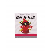 Стимулирующий презерватив-насадка Roll   Ball Raspberry - Sitabella - купить с доставкой в Кургане
