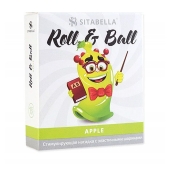 Стимулирующий презерватив-насадка Roll   Ball Apple - Sitabella - купить с доставкой в Кургане