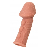 Насадка на фаллос с пузыриками, венками и ребристостью KOKOS Extreme Sleeve 09 - 12,7 см. - KOKOS - в Кургане купить с доставкой