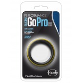 Черно-желтое силиконовое эрекционное кольцо Silicone Go Pro Cock Ring - Blush Novelties - в Кургане купить с доставкой