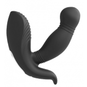 Черный вибромассажер простаты PROSTATE HERO - Dream Toys - в Кургане купить с доставкой