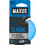 Классические презервативы в железном кейсе MAXUS Classic - 3 шт. - Maxus - купить с доставкой в Кургане