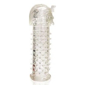 Закрытая прозрачная насадка на пенис Crystal Sleeve Faraon - 13,5 см. - Erowoman-Eroman - в Кургане купить с доставкой