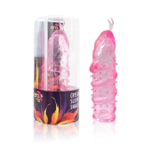 Закрытая рельефная насадка Crystal sleeve snakes в виде змеи с усиками - 14 см. - Erowoman-Eroman - в Кургане купить с доставкой