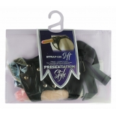 Черный пояс-трусики с двумя насадками Soft-Dolli - 16,5 и 10,5 см. - LOVETOY (А-Полимер) - купить с доставкой в Кургане