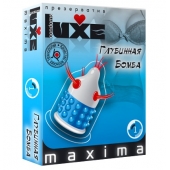 Презерватив LUXE Maxima  Глубинная бомба  - 1 шт. - Luxe - купить с доставкой в Кургане