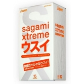 Ультратонкие презервативы Sagami Xtreme SUPERTHIN - 15 шт. - Sagami - купить с доставкой в Кургане