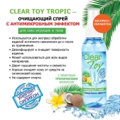 Очищающий спрей для игрушек CLEAR TOY Tropic - 100 мл. - Биоритм - купить с доставкой в Кургане