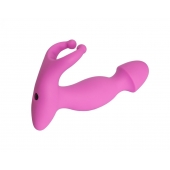 Розовый стимулятор простаты с усиками - 15 см. - 4sexdreaM - в Кургане купить с доставкой