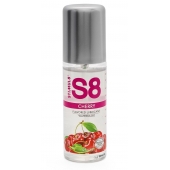 Смазка на водной основе S8 Flavored Lube со вкусом вишни - 125 мл. - Stimul8 - купить с доставкой в Кургане