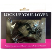 Черные меховые наручники Love с ключиками - Baile - купить с доставкой в Кургане