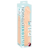 Телесная насадка-удлинитель Silicone Extension - 19 см. - Orion - в Кургане купить с доставкой