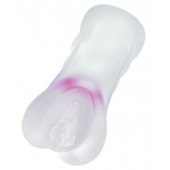 Прозрачный реалистичный мастурбатор Juicy Pussy Crystal Rose - ToyFa - в Кургане купить с доставкой