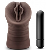 Коричневый мастурбатор-вагина Alexis - Blush Novelties - в Кургане купить с доставкой