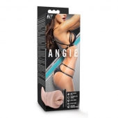 Телесный мастурбатор-ротик Angie - Blush Novelties - в Кургане купить с доставкой