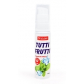 Гель-смазка Tutti-frutti со вкусом сладкой мяты - 30 гр. - Биоритм - купить с доставкой в Кургане
