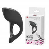 Черное перезаряжаемое эрекционное кольцо Gemma - Baile - в Кургане купить с доставкой