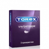 Презервативы Torex  Ультратонкие  - 3 шт. - Torex - купить с доставкой в Кургане