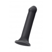 Черный фаллос на присоске Silicone Bendable Dildo XL - 20 см. - Strap-on-me - купить с доставкой в Кургане