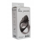 Черное эрекционное виброкольцо Pure Passion Midnight - Lola Games - в Кургане купить с доставкой