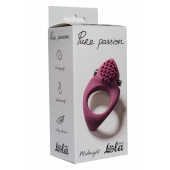 Бордовое эрекционное виброкольцо Pure Passion Midnight - Lola Games - в Кургане купить с доставкой