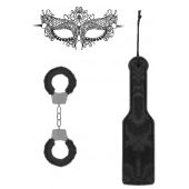 Черный игровой набор Introductory Bondage Kit №4 - Shots Media BV - купить с доставкой в Кургане