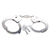 Металлические наручники Beginner s Metal Cuffs - Pipedream - купить с доставкой в Кургане