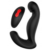 Черный вибромассажер простаты SWIRLING P-PLEASER - Dream Toys - в Кургане купить с доставкой