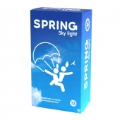 Ультратонкие презервативы SPRING SKY LIGHT - 12 шт. - SPRING - купить с доставкой в Кургане