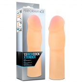 Телесная насадка-удлинитель на пенис PERFORMANCE 1.5INCH COCK XTENDER - 16 см. - Blush Novelties - в Кургане купить с доставкой