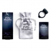 Темно-серое эрекционное кольцо Vibrating Love Ring с вибрацией - Fifty Shades of Grey - в Кургане купить с доставкой