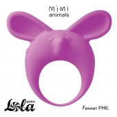 Фиолетовое эрекционное кольцо Fennec Phil - Lola Games - в Кургане купить с доставкой
