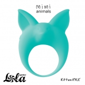 Зеленое эрекционное кольцо Kitten Kyle - Lola Games - в Кургане купить с доставкой