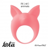Оранжевое эрекционное кольцо Kitten Kyle - Lola Games - в Кургане купить с доставкой