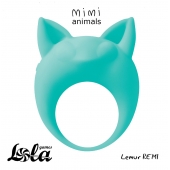 Зеленое эрекционное кольцо Lemur Remi - Lola Games - в Кургане купить с доставкой