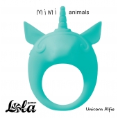 Зеленое эрекционное кольцо Unicorn Alfie - Lola Games - в Кургане купить с доставкой