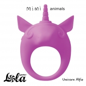 Фиолетовое эрекционное кольцо Unicorn Alfie - Lola Games - в Кургане купить с доставкой