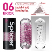 Мастурбатор SPINNER Brick - Tenga - в Кургане купить с доставкой