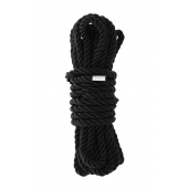 Черная веревка для шибари DELUXE BONDAGE ROPE - 5 м. - Dream Toys - купить с доставкой в Кургане