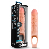 Телесный реалистичный фаллоудлинитель 9 Inch Silicone Cock Sheath Penis Extender - 22,86 см. - Blush Novelties - в Кургане купить с доставкой