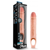 Телесный реалистичный фаллоудлинитель 10 Inch Silicone Cock Sheath Penis Extender - 25,4 см. - Blush Novelties - в Кургане купить с доставкой