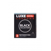 Черные презервативы LUXE Royal Black Collection - 3 шт. - Luxe - купить с доставкой в Кургане