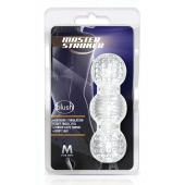 Прозрачный фигурный мастурбатор Master Stroker - Blush Novelties - в Кургане купить с доставкой