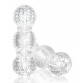 Прозрачный фигурный мастурбатор Master Stroker - Blush Novelties - в Кургане купить с доставкой