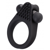 Черное эрекционное виброкольцо Brid с шипиками - A-toys - в Кургане купить с доставкой