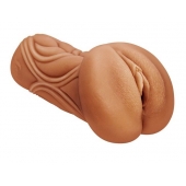 Кофейный мастурбатор-вагина Dumpling - Lola Games - в Кургане купить с доставкой