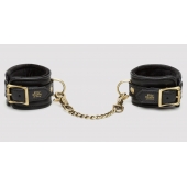 Черные наручники Bound to You Faux Leather Wrist Cuffs - Fifty Shades of Grey - купить с доставкой в Кургане